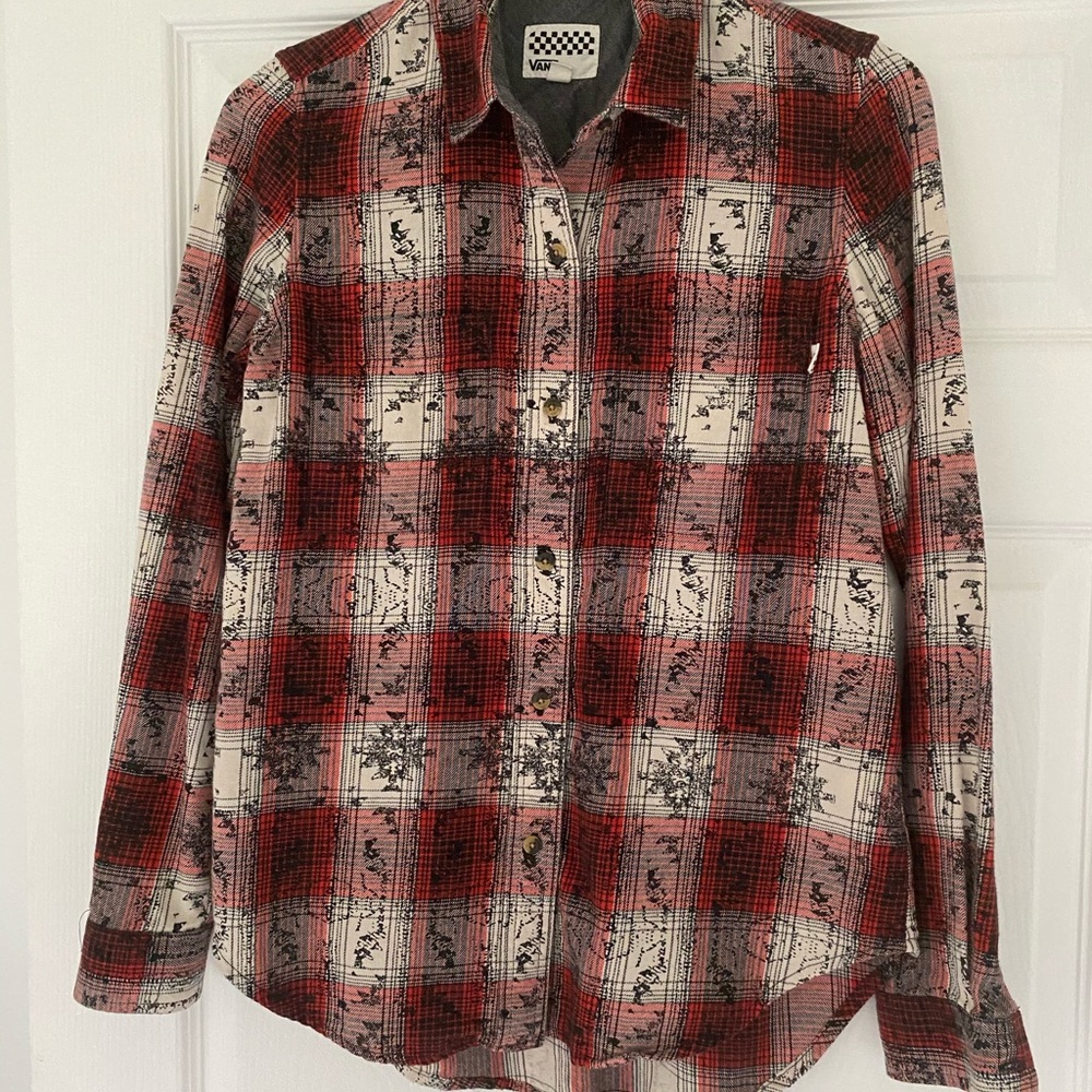 Vans women’s button down shirt